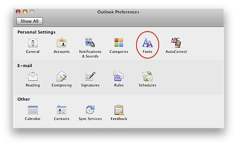 Mac Outlook HTML Option